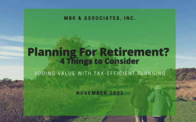 Planning For Retirement – 4 Things to Consider